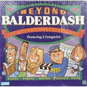 Parker Brothers Beyond Balderdash The Classic Bluffing Board Game 10+ Family Fun